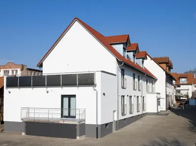 Das Gebäude in dem sich das Hotel befindet