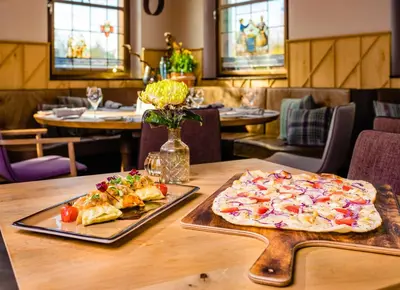 Essen im Hotel oder in der Nähe