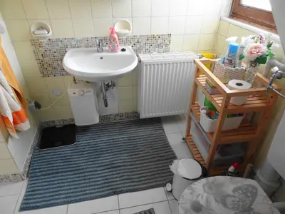 Ein Badezimmer in der Unterkunft Haus Fermate