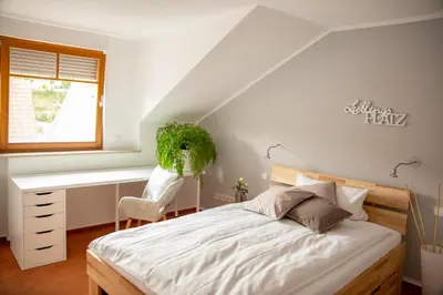 Ein Bett oder Betten in einem Zimmer der Unterkunft Hotel Wappenstube