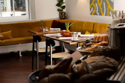 Ein Sitzbereich in der Unterkunft Hotel Ottheinrich