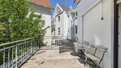 Ein Balkon oder eine Terrasse in der Unterkunft City Hotel