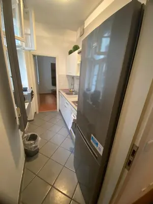 Küche/Küchenzeile in der Unterkunft 2 Zimmer Appartement am Bismarckplatz Heidelberg