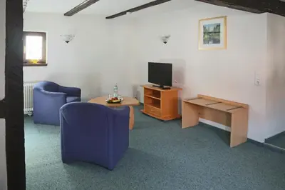 TV/Unterhaltungsangebot in der Unterkunft Doernersches Haus