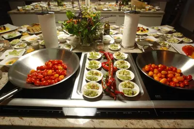Essen im Hotel oder in der Nähe
