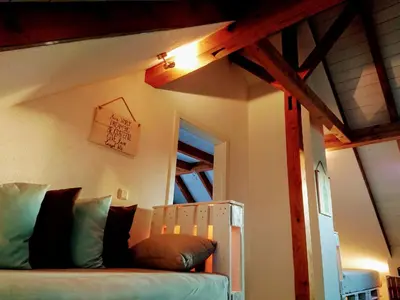 Ein Bett oder Betten in einem Zimmer der Unterkunft Weinblick