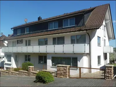 Das Gebäude in dem sich die Pension befindet