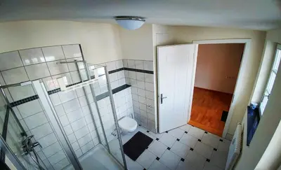 Ein Badezimmer in der Unterkunft Wohnen unter dem Schloss