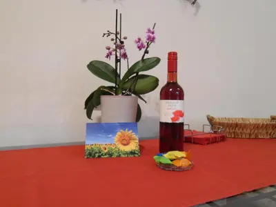 Getränke in der Unterkunft Ferienwohnung in Hahnheim, Rheinhessen