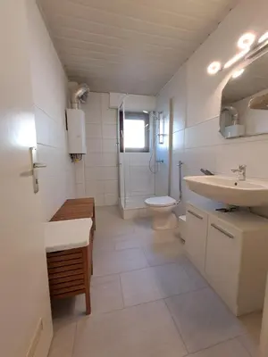 Ein Badezimmer in der Unterkunft Ferienwohnung Neckarblick