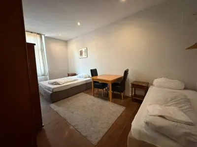 Ein Bett oder Betten in einem Zimmer der Unterkunft Zimmer in Kaiserslautern