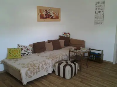 Ein Bett oder Betten in einem Zimmer der Unterkunft Ferienwohnung bei Michels