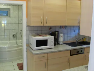 Küche/Küchenzeile in der Unterkunft Ferienwohnung Mörlenbach