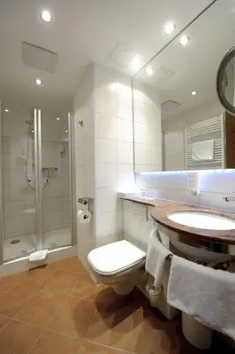 Ein Badezimmer in der Unterkunft Hotel Nothnagel
