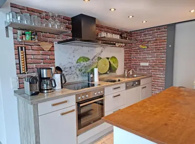 Küche/Küchenzeile in der Unterkunft Loft-Unterkunft