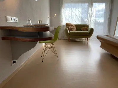 Ein Sitzbereich in der Unterkunft Hotel Milú
