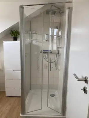 Ein Badezimmer in der Unterkunft Ferienwohnung Knittel