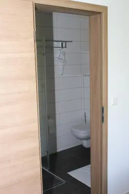 Ein Badezimmer in der Unterkunft Hotel Pizzeria Da Beni