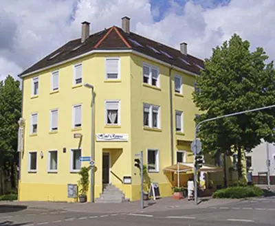 Das Gebäude in dem sich das Hotel befindet
