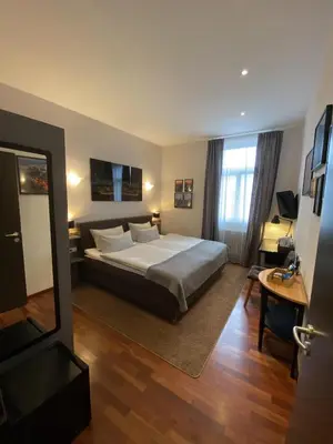 Ein Bett oder Betten in einem Zimmer der Unterkunft Kaiserhof