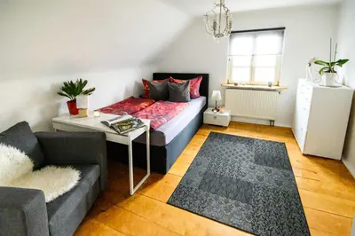 Ein Bett oder Betten in einem Zimmer der Unterkunft Annas Oase