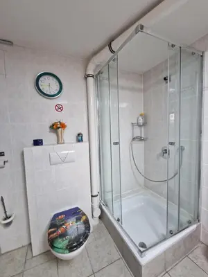 Ein Badezimmer in der Unterkunft Haus Melzer