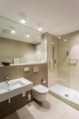 Ein Badezimmer in der Unterkunft Hotel Otterbach