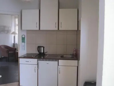 Küche/Küchenzeile in der Unterkunft Hotel Feiertag