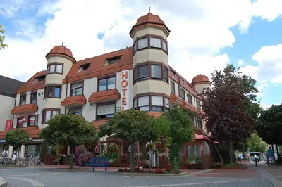 Das Gebäude in dem sich das Hotel befindet