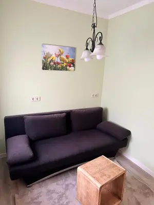 Ein Sitzbereich in der Unterkunft FeWo Am Neckarsteig