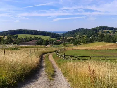 Naturlandschaft in der Nähe der Ferienwohnung