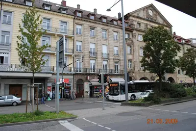 Das Gebäude in dem sich die Ferienwohnung befindet