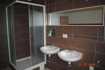 Ein Badezimmer in der Unterkunft Ferienwohnung Scholl