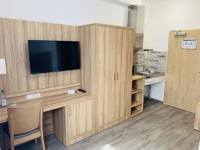 Küche/Küchenzeile in der Unterkunft Garni-Hotel zur Krone