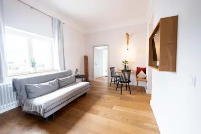 Ein Sitzbereich in der Unterkunft FREYZEIT Apartments Deidesheim