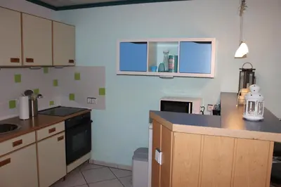 Küche/Küchenzeile in der Unterkunft Gästezimmer in Aspach