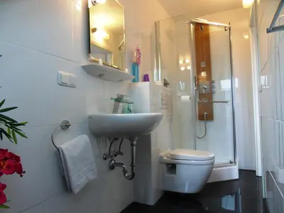 Ein Badezimmer in der Unterkunft Hotel Linnert