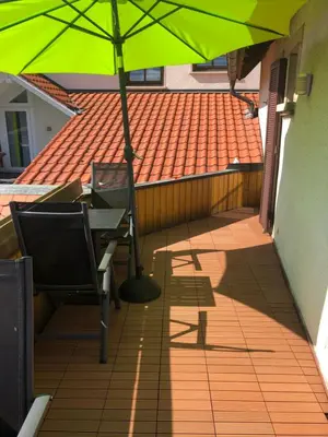Ein Patio oder anderer Außenbereich in der Unterkunft Rebstöckel