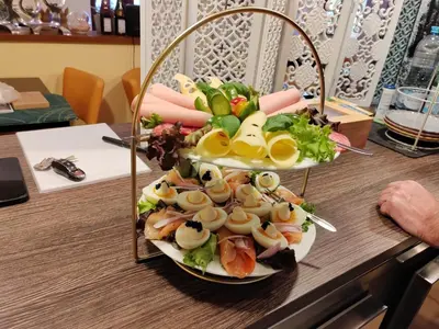 Essen in der Pension oder in der Nähe