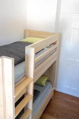 Ein Bett oder Betten in einem Zimmer der Unterkunft Altes Amtsgericht Oppenheim