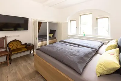 TV/Unterhaltungsangebot in der Unterkunft Altes Amtsgericht Oppenheim