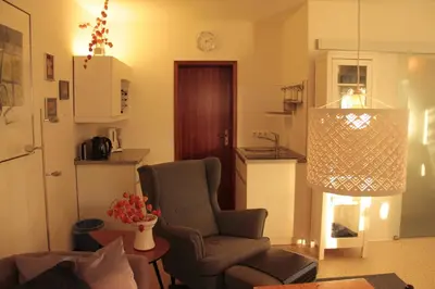 Küche/Küchenzeile in der Unterkunft Ferienwohnung Klimek
