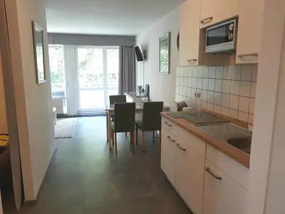 Küche/Küchenzeile in der Unterkunft Alissa
