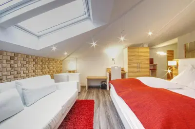 Ein Bett oder Betten in einem Zimmer der Unterkunft Hotel Jakob