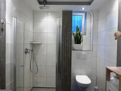 Ein Badezimmer in der Unterkunft Gästehaus Natterer - Ferienwohnungen