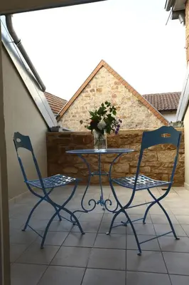 Ein Balkon oder eine Terrasse in der Unterkunft Gästehaus Zweite Heimat