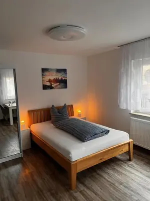 Ein Bett oder Betten in einem Zimmer der Unterkunft Business-Apartment Braun