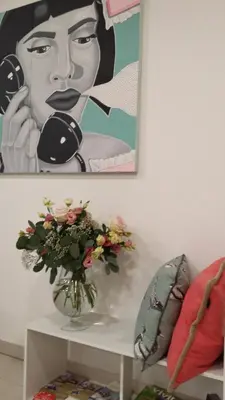 Ein Sitzbereich in der Unterkunft Boutique-Hotel Kronenstuben - unschlagbare Zentrumsnähe direkt am Marstall & Marktplatz - Schloss in 3 Min - Frühstück - Langzeitmiete