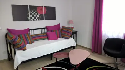 Ein Bett oder Betten in einem Zimmer der Unterkunft Villa Renatus