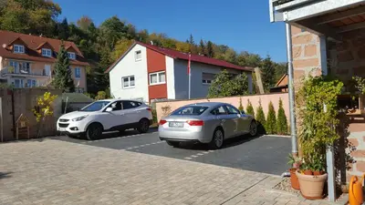 Das Gebäude in dem sich die Ferienwohnung befindet